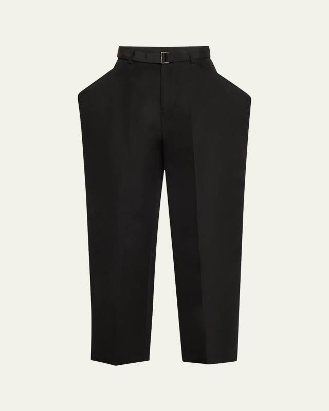 Double Face Silk Cotton Pants